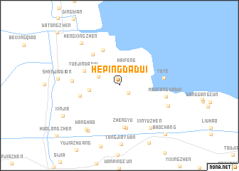 map of Hepingdadui