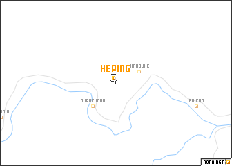 map of Heping