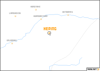map of Heping