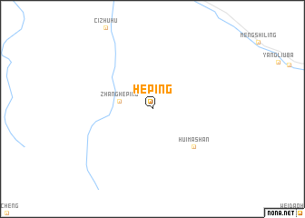 map of Heping