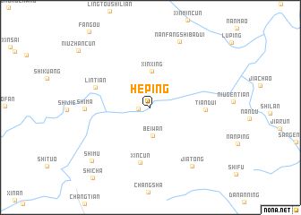 map of Heping