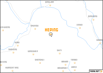 map of Heping