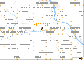 map of Heppingen