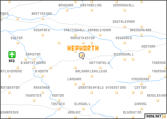 map of Hepworth