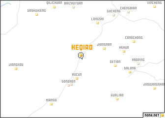 map of Heqiao