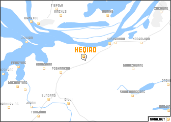 map of Heqiao