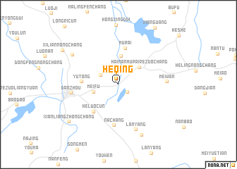 map of Heqing
