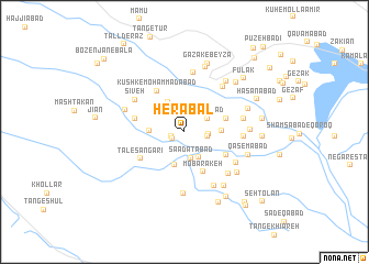 map of Herābāl