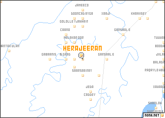map of Herajeeran