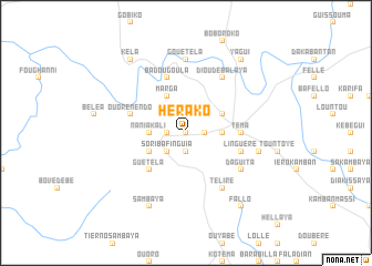 map of Hérako