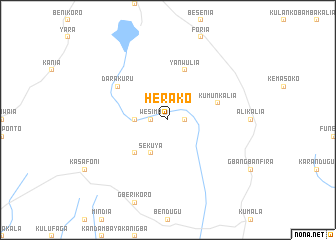 map of Herako