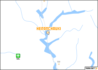 map of Heran Chauki