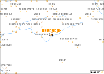 map of Herasgah