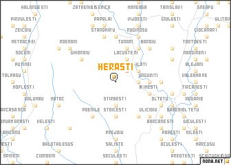 map of Herăşti