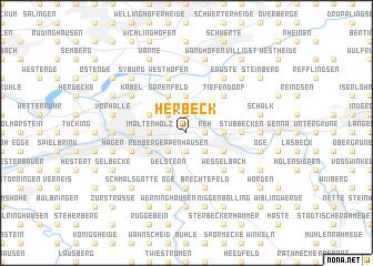 map of Herbeck