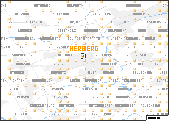 map of Herberg