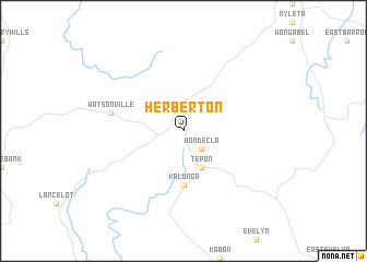 map of Herberton