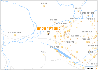 map of Herbertpur