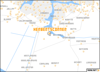 map of Herberts Corner