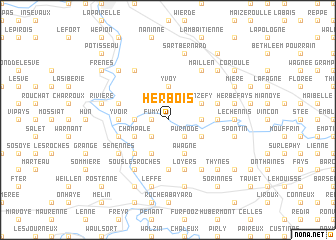 map of Herbois