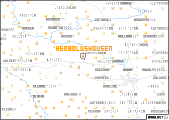 map of Herboldshausen