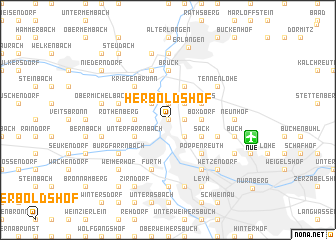 map of Herboldshof