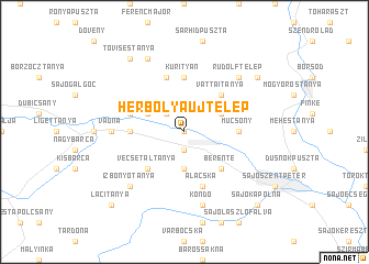 map of Herbolyaújtelep