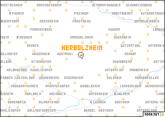 map of Herbolzheim