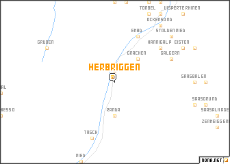 map of Herbriggen