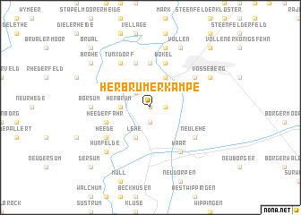 map of Herbrumerkämpe