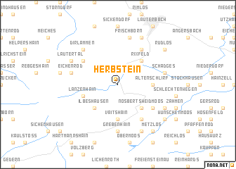 map of Herbstein