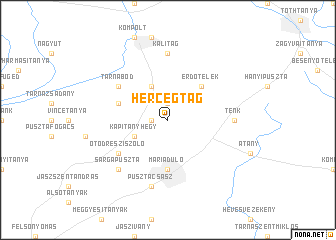 map of Hercegtag