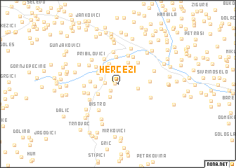 map of Hercezi