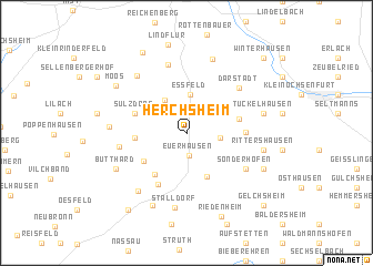 map of Herchsheim