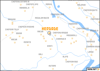 map of Herdade