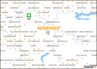 map of Herdringen