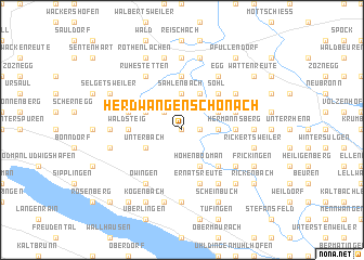 map of Herdwangen-Schönach