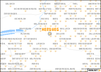 map of Herdweg