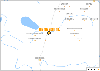 map of Hérébowal