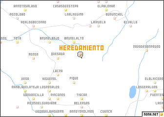 map of Heredamiento