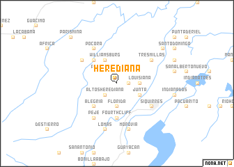 map of Herediana