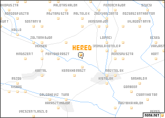 map of Heréd
