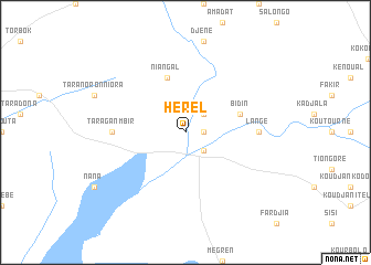 map of Hérel