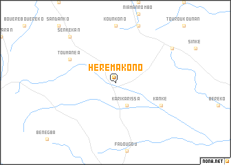 map of Hérémakono