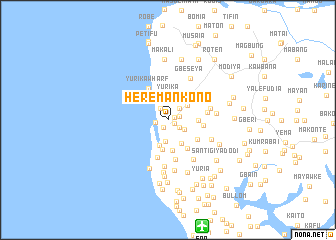 map of Heremankono