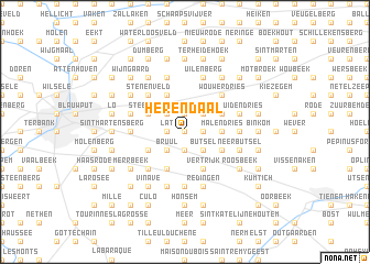 map of Herendaal