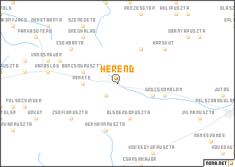 map of Herend