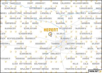 map of Herent