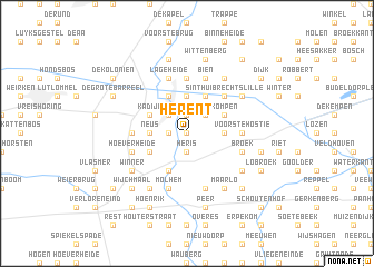 map of Herent