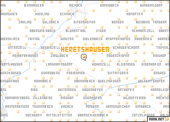 map of Heretshausen
